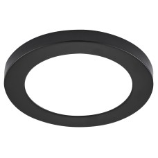 Forum Spa Tauri Magnetic Bezel for 12W Flush LED Bathroom Ceiling Light - Satin Black
