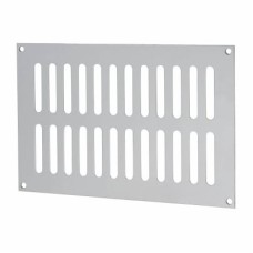Exel Plain Slotted Vent - 229 x 152mm - 8170mm² Free Air Flow - Satin Stainless Steel