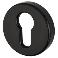 Hoppe AR600/27 Nylon Escutcheon - 52mm Diameter - Euro - Ebony Black - Pair