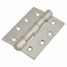 Arrone AR8180 Twin Ball Bearing Butt Fire Door Hinge - 102 x 76 x 3mm - 201 Satin Stainless - Pair