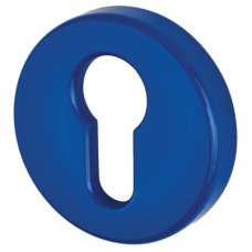 Hoppe AR600/27 Nylon Escutcheon - 52mm Diameter - Euro - Cobalt Blue - Pair