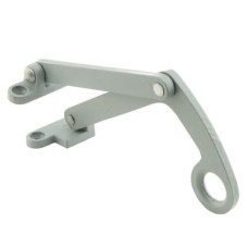 Recessed Quadilent Stay - 175mm Length - 150mm Throw - Silver Grey