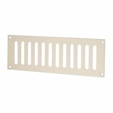 Exel Plain Slotted Vent - 229 x 76mm - 4085mm² Free Air Flow - Polished Stainless Steel
