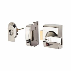 Yale PBS2 BS3621:2007 Nightlatch - 40mm Backset - Polished Chrome Case/Cylinder