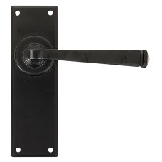 From The Anvil Black Latch Door Handle - Avon Range - 152 x 48mm