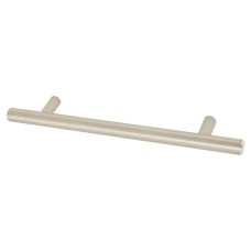 Exel 12mm T-Bar Cabinet Pull Handle - 128mm Centres - Satin Nickel