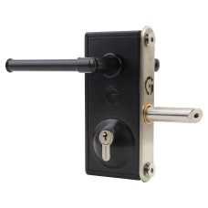 Gatemaster Superlock Bolt on Gate Latch Deadlock with Handle - 160 x 70 x 30mm - Black