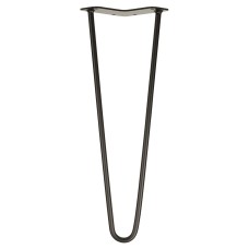 Exel Hairpin Leg - 2 Pin - 400mm Height - Black - Pair