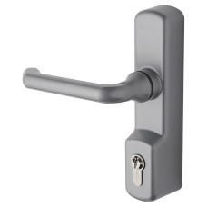 Exidor 525EC Outside Access Device - Lever - Silver