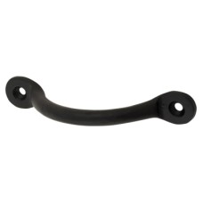 Olde Forge Bean Bow Cabinet Pull Handle - 88mm Centres - Black Iron