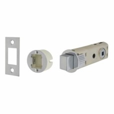 UNION JFL27 FastLatch Tubular Push-Fit Bathroom Deadbolt - 73mm Case - 57mm Backset - Pol Chrome