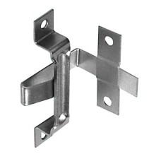 Plinth Fixing Bracket - 74 x 40 x 40 x 43 x 12.7mm - Zinc Plated - Pack of 10