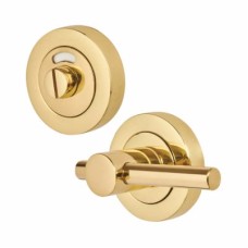 Hampstead Bar Handle Bathroom Turn & Release with Indicator - 50 x 75 x 40mm - Polished Brass