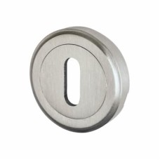 Heritage Brass by M Marcus Escutcheon - 48mm Diameter - Keyhole - Satin Chrome