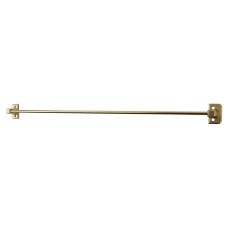 Exel Wardrobe Door Belt / Tie Rail - 380 x 30 x 21mm - Brass