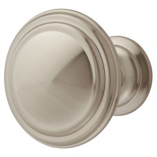 Exel Hythe Round Cabinet Knob - 37mm Diameter - Satin Nickel
