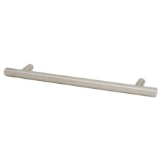 Exel 12mm T-Bar Cabinet Pull Handle - 160mm Centres - Satin Stainless Steel