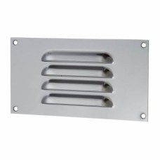 Exel Hooded Louvre Vent - 165 x 89mm - 1672mm² Free Air Flow - Polished Stainless Steel