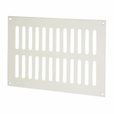 Exel Plain Slotted Vent - 229 x 152mm - 6600mm² Free Air Flow - Satin Aluminium