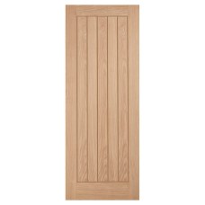 LPD Belize 5 Panel Unfinished Solid Internal FD30 Fire Door - 1981 x 762 x 44mm - Oak 