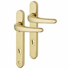 ERA Vectis Plus Multipoint Lever Door Handle - 221 x 32mm - 92mm c/c - PVD Gold