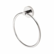 Croydex Romsey Towel Ring - 185 x 162 x 43mm - Polished Chrome