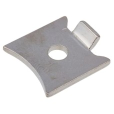 Exel Standard Raised Bookcase Clip - Polished Nickel Plated - Pack of 10