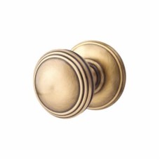 Carlisle Brass Delamain Rimmed Mortice Door Knob - 70mm Rose Diameter - Florentine Bronze