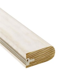 Scottish Staff Bead - 33 x 16mm - 3000mm Length - Primed White - Pack of 10