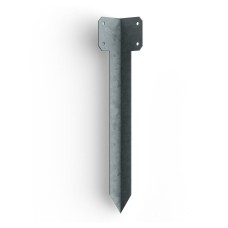 FenceMate Sleeper Pin Corner Bracket - 365 x 2mm - Galvanised