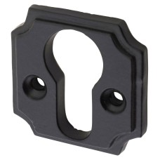 Olde Forge Escutcheon - 40mm Diameter - Euro - Smooth Black