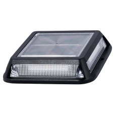 Forum Zink Tanfield 1W LED Solar Ground Garden Light with Photocell - IP65 - 4000K - Black