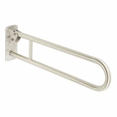 Fitzroy of London Hinged Support Grab Rail - 800 x 200mm - Satin Stainless Steel
