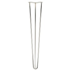 Exel Hairpin Leg - 3 Pin - 700mm Height - Chrome - Pair