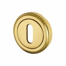 Heritage Brass by M Marcus Escutcheon - 48mm Diameter - Keyhole - Polished Brass