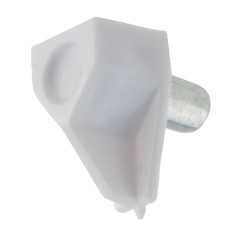 Shelf Support - 5mm Pin - White - Pack of 50