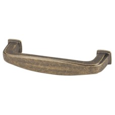 Exel Tate 13mm D-Bar Cabinet Pull Handle - 76mm Centres - Antique Brass