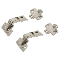 Blum Slide On MODUL Cabinet Hinge Pack - 170° - Sprung - Overlay - Zinc Plated - Pair