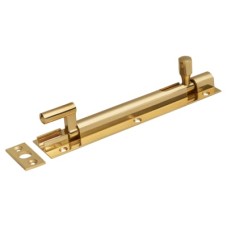 Exel Necked Barrel Bolt - 150 x 32mm - Polished Brass