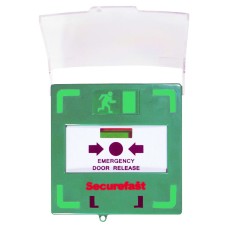 Access Control Emergency Door Release Call Point Unit - Light & Buzz - 64 x 93 x 90mm - Triple Pole