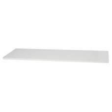 Exel Twin Slot Shelf White Edged Melamine Board - 1000 x 300 x 15mm