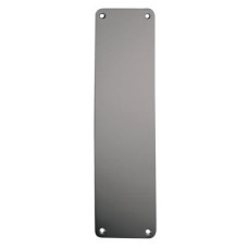 Exel Aluminium Plain Finger Plate - 475 x 75 x 1.5mm - Satin