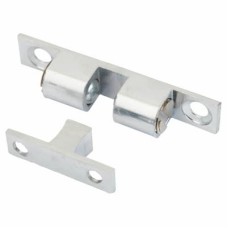 Veel-2 Double Ball Roller Catch - 50 x 8 x 13mm - Polished Chrome - Pack of 5