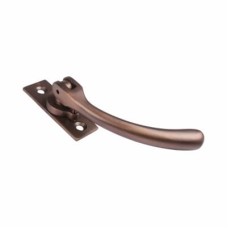 Hampstead Bulb End Locking Espagnolette Casement Window Handle - Right Hand - Soft Antique Bronze