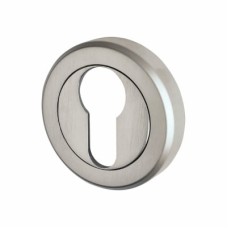 Serozzetta by Carlisle Brass Escutcheon - 50mm Diameter - Euro - Satin Chrome
