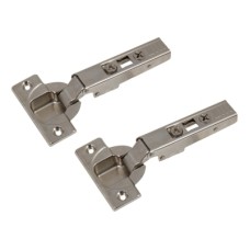 Blum CLIP Top Cabinet Hinge - 110° - Un-Sprung - Overlay - Zinc Plated - Pair