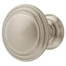 Exel Hythe Round Cabinet Knob - 30mm Diameter - Satin Nickel