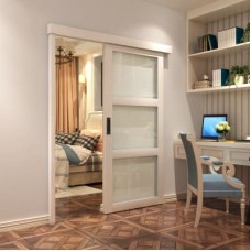 FVG Sliding Door Gear Kit with Pelmet & Post - 2000mm Length - 60kg Max Door Weight - Un-painted 