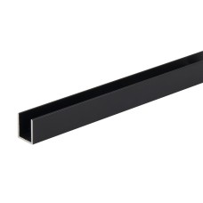 Bohle 2500mm U Channel - 10-12mm Glass Shower Doors & Panels - Black