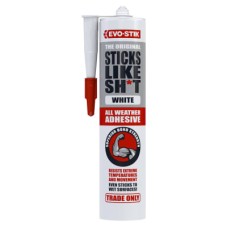 Evo-Stik Sticks Like Sh-t Grab Adhesive - Solvent Free - 290ml - White